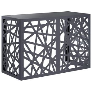 vidaXL T&auml;ckning f&ouml;r Luftkonditionering Antracit 90 x 40 x 60 cm St&aring;l