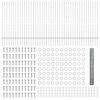 vidaXL St&auml;ngsel med stolpe Silver 1,2 x 100 m St&aring;l
