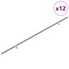 vidaXL Sk&aring;phandtag 12 st Silver 700mm Rostfritt st&aring;l