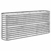 vidaXL Odlingsl&aring;da galvaniserat st&aring;l 152x40x68 cm silver