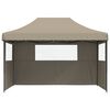 vidaXL Partyt&auml;lt Taupe 279 x 410 x 315 cm Oxford Tyg