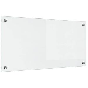 vidaXL K&ouml;ksskydd Transparent 80 x 40 cm h&auml;rdat glas