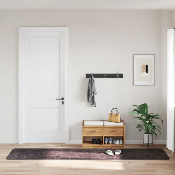 vidaXL Matta tv&auml;ttbar 80x300 cm antracit