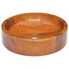 vidaXL Handfat i massiv teak &Phi;40x10 cm