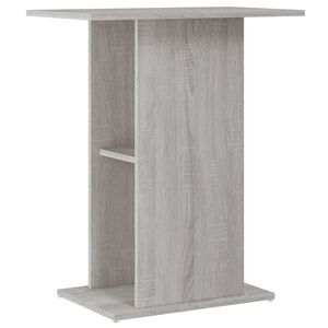 vidaXL Akvarieb&auml;nk gr&aring; sonoma 60,5x36x72,5 cm konstruerat tr&auml;
