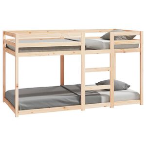 vidaXL V&aring;ningss&auml;ng utan madrass 90x190 cm massiv furu