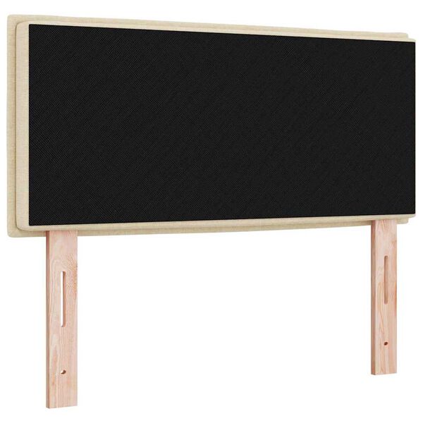 vidaXL Huvudgavel med huvudgavel Kr&auml;m 80 cm Konstl&auml;der