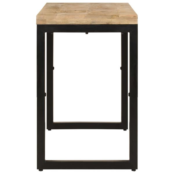 vidaXL Matbord 110x50x76 cm massivt mangotr&auml;