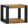 vidaXL V&auml;ggmonterat badrumssk&aring;p 45x45x35 cm massiv teak