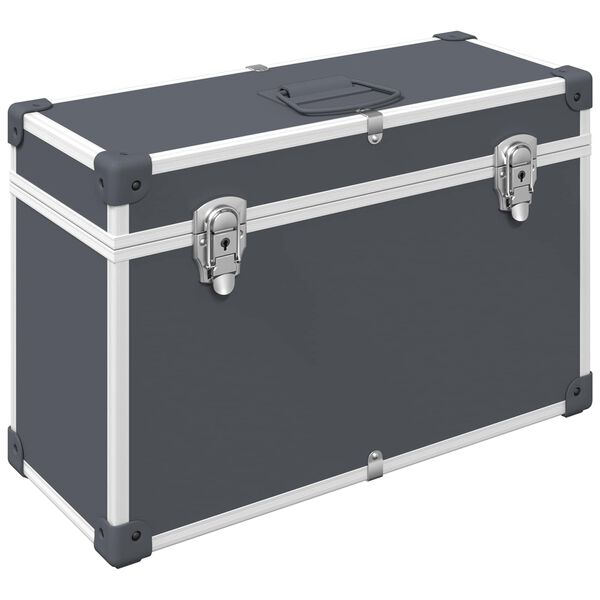 vidaXL Sk&aring;pshandtag 12 pcs Antracit 85 x 45 mm Metall