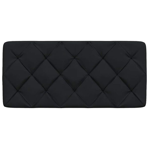 vidaXL Headboard Cushion Black 100 cm Fabric