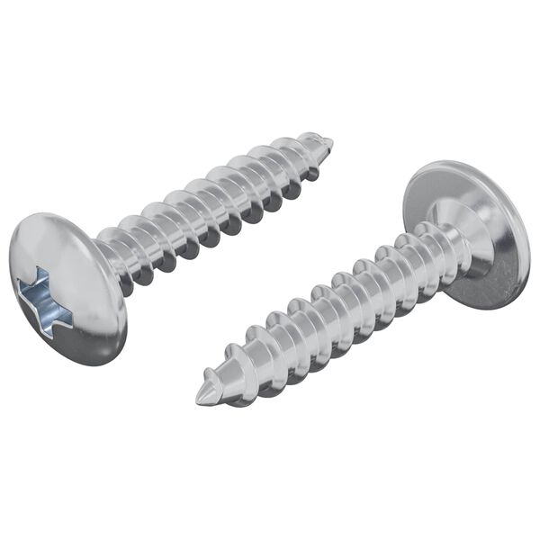 vidaXL Sj&auml;lvg&auml;ngande spik 2 pcs Zinkbelagd 4 x 20 mm St&aring;l