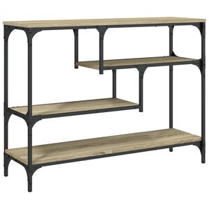 vidaXL Avlastningsbord sonoma-ek 100x30x75 cm konstruerat trä