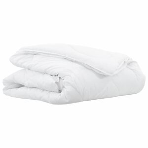 vidaXL 2-i-1 Dunt&auml;cke 135 x 200 cm Vinter Polyester Vit Andningsbar