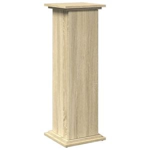 vidaXL Piedestal med f&ouml;rvaring sonoma-ek 31x30x90 cm konstruerat tr&auml;