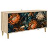 vidaXL TV-sk&aring;p LOCHEM 102 x 33 x 50 cm Sonoma-ek Konstruerat tr&auml;