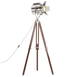 vidaXL Golvlampa massivt mangotr&auml; 180 cm