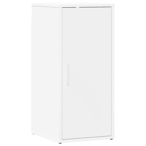 vidaXL Skosk&aring;p vit 32x35x70 cm konstruerat tr&auml;