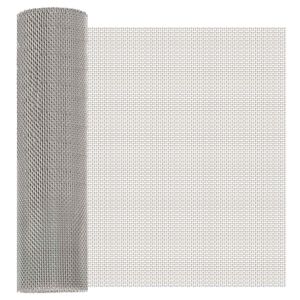 vidaXL N&auml;tduk 40 x 200 cm 8 Mesh Rostfritt st&aring;l 201 Silver