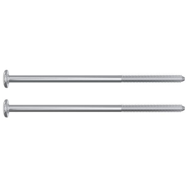 vidaXL Skruv 12 pcs Silver M6 x 120 mm St&aring;l