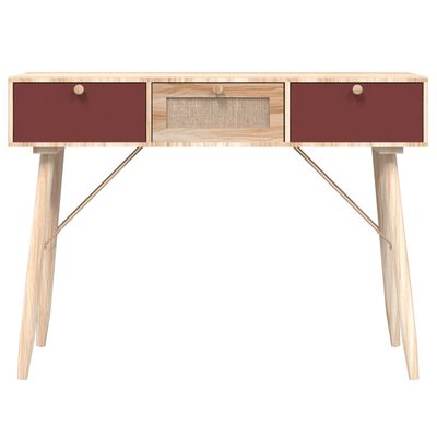 vidaXL Konsolbord med lådor 105x30x75 cm konstruerat trä