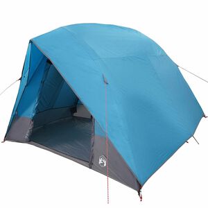 vidaXL Campingt&auml;lt med tak med lagring Bl&aring; 320 x 275 x 190 cm taffeta