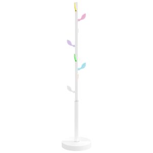 vidaXL Kl&auml;dst&auml;llning vit 172 cm pulverlackerat j&auml;rn