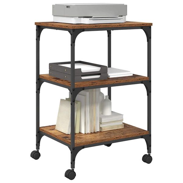 vidaXL Skrivarst&auml;ll Gammalt tr&auml; 50 x 41 x 75 cm Konstruerat tr&auml;