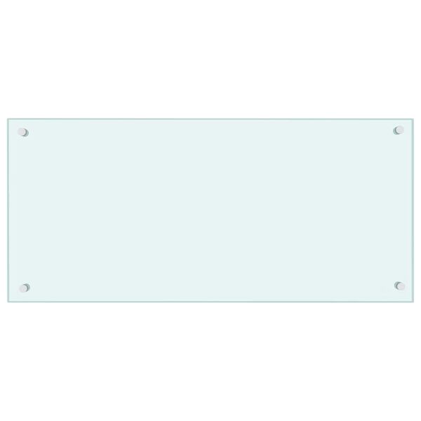 vidaXL St&auml;nkskydd mj&ouml;lkf&auml;rgad 90x40 cm h&auml;rdat glas