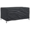 vidaXL M&ouml;bel&ouml;verdrag Enf&auml;rgad Svart 172 x 113 x 73 cm 210D