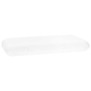 vidaXL Sovkudde 70 x 36 x 6,5 cm Medium Minneskum Vit