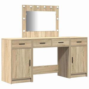 vidaXL Smyckebord 3 st Brun 78,5 x 41 x 135 cm Konstruerat tr&auml;