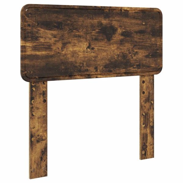 vidaXL Huvudgavel R&ouml;kt ek 75 cm Konstruerat tr&auml;