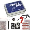FIRST AID ONLY N&ouml;dpaket 22 delar To Go metalll&aring;da
