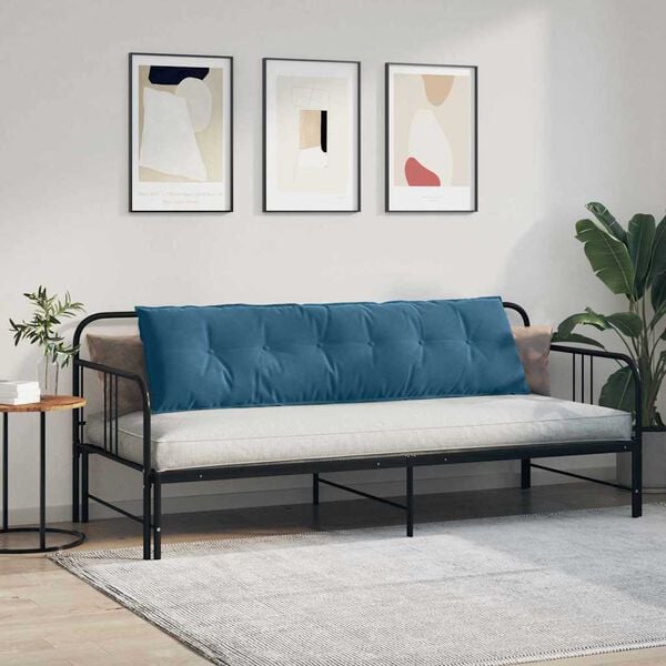 vidaXL Ryggkudde Bl&aring; 180 x 50 cm Kordread tyg