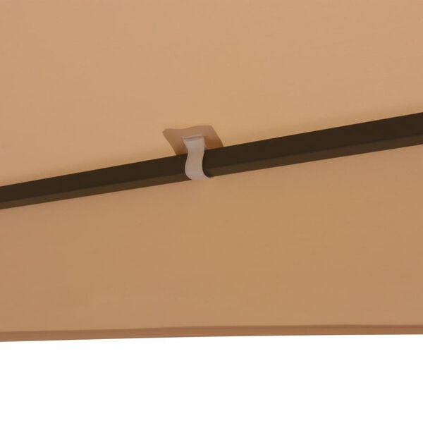 vidaXL Paviljong hexagonal 323x265 cm beige