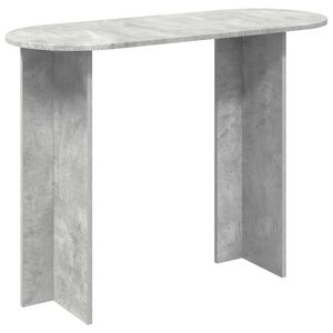 vidaXL Konsolbord Betonggr&aring; 100 x 39,5 x 75 cm Konstruerat tr&auml;