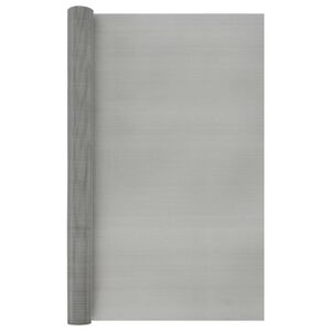 vidaXL N&auml;tduk 80 x 1000 cm 60 Mesh Rostfritt st&aring;l 201 Silver