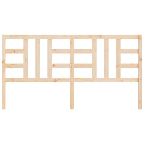 vidaXL S&auml;nggavel 186x4x100 cm massiv furu