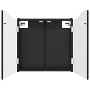 vidaXL Darttavla Sk&aring;p Svart 56 x 12 x 63 cm Konstruerat tr&auml;