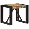vidaXL Soffbord flerf&auml;rgat 40x40x35 cm massivt tr&auml; &aring;tervunnet