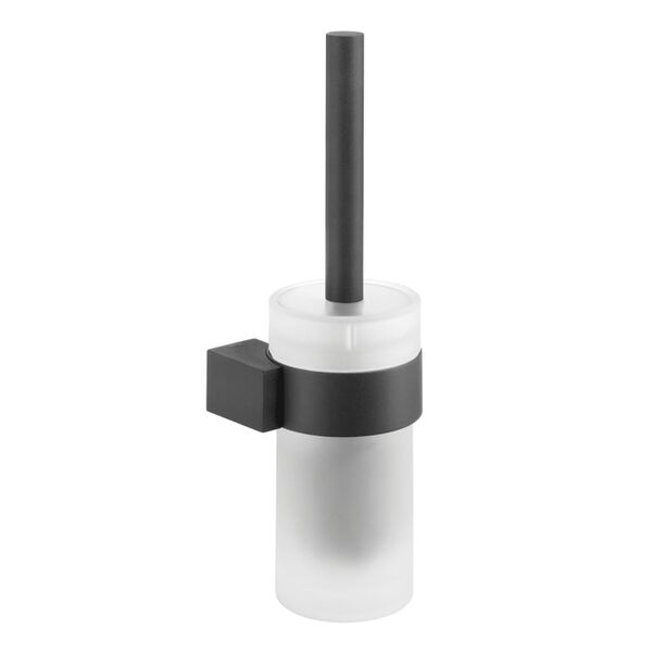 Tiger Toalettborste och h&aring;llare Nomad Svart 249930746