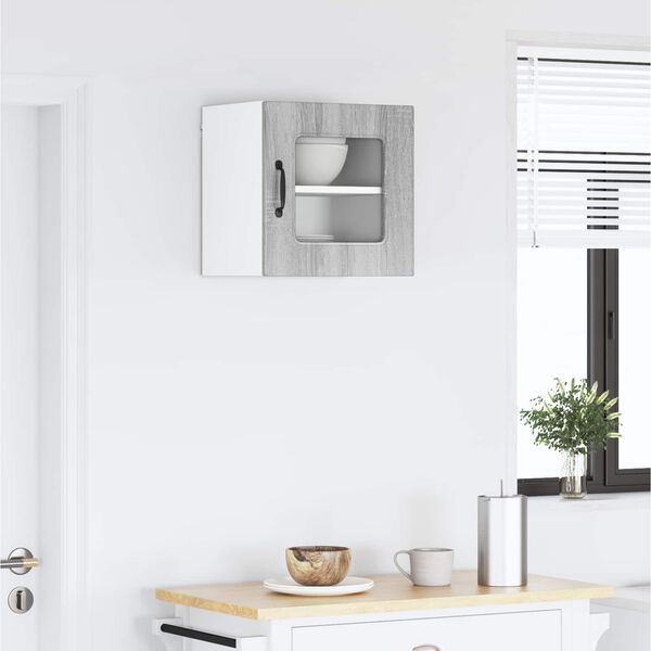 vidaXL K&ouml;kssk&aring;p Kalmar Gr&aring; Sonoma 40 x 31 x 40 cm Konstruerat tr&auml;