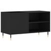 vidaXL Stereob&auml;nk svart 85x38x48 cm konstruerat tr&auml;