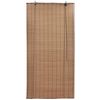 vidaXL Rullgardin i bambu 120 x 160 cm brun