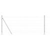 vidaXL St&auml;ngselstolpe Galvaniserad 100 x 1 m St&aring;l