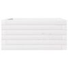 vidaXL Odlingsl&aring;da 50x50x23 cm vit massiv furu