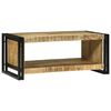 vidaXL Kaffeebord Brun 90 x 50 x 38 cm Massivt mangotr&auml;
