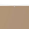 vidaXL Markis vertikal taupe 60x1200 cm oxfordtyg