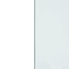 vidaXL Glasskiva för öppen spis rektangulär 100x50 cm